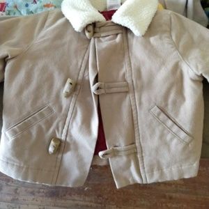 Brand new Gymboree suede coat 3/6 months